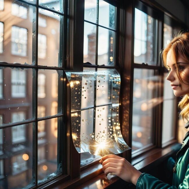 Jak pozbyć się kleju po zdjęciu folii z szyby