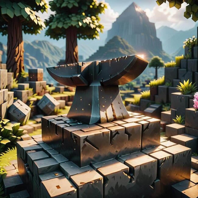 Minecraft crafting kowadło