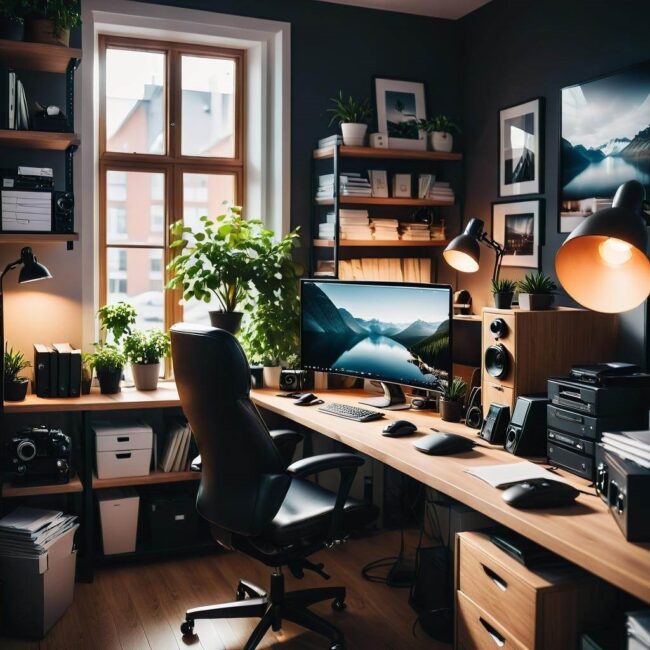 Naturalne materiały w biurze