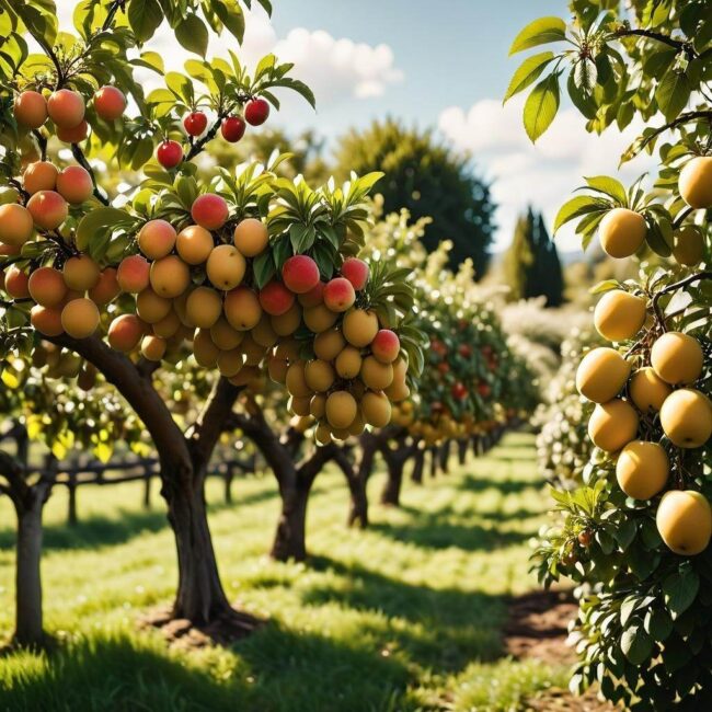 Nawożenie drzewek owocowych wiosną
