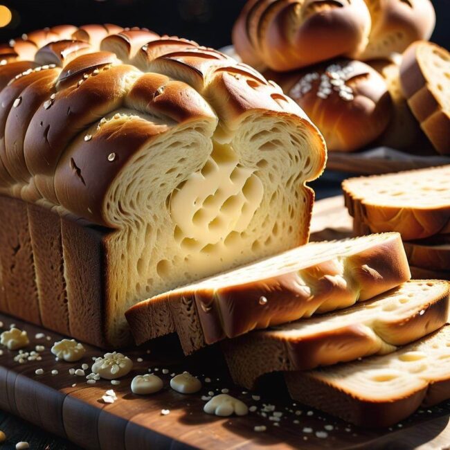 Orkiszowy chleb na zakwasie i maślance