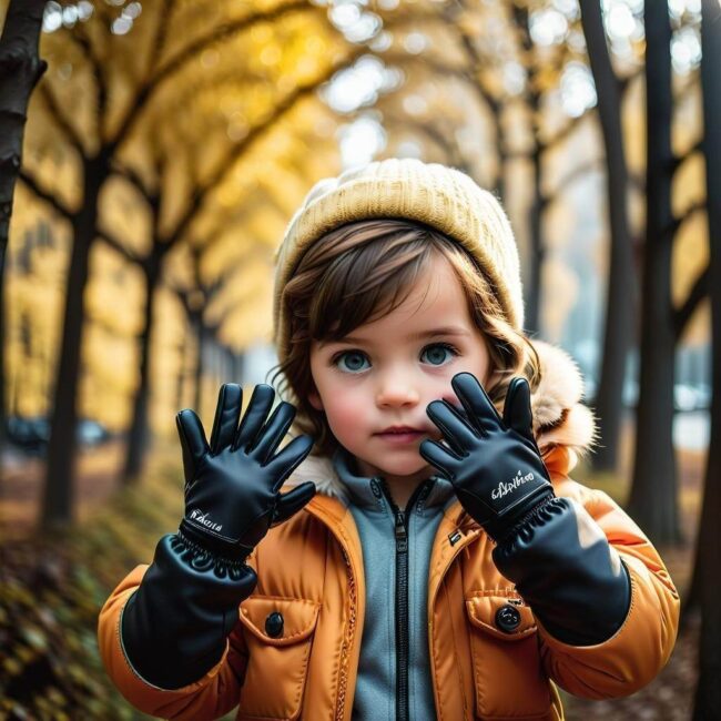 Rękawiczki na prezent dla dwulatka