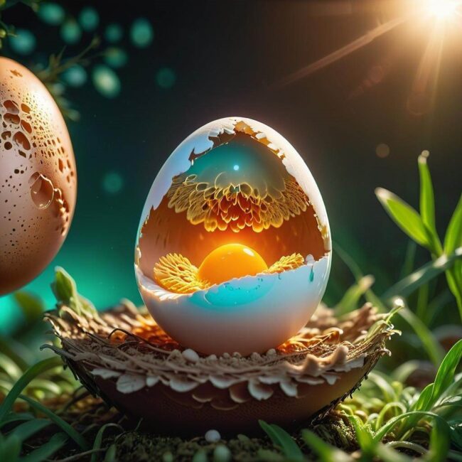 Zewnętrzne oznaki zalężonego jajka